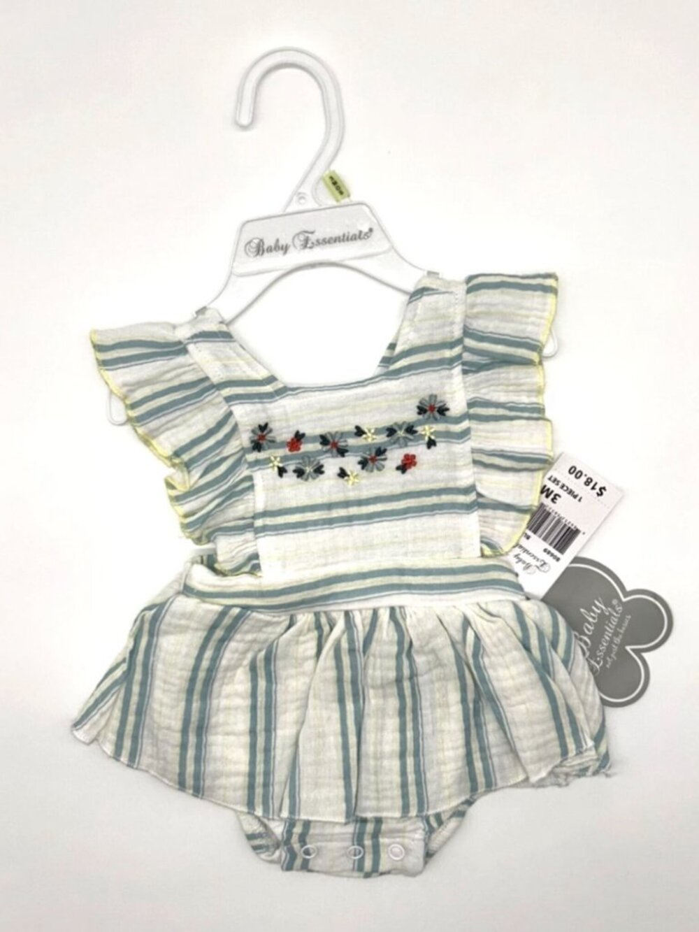 Baby Essentials Girls 3M One Piece NWT